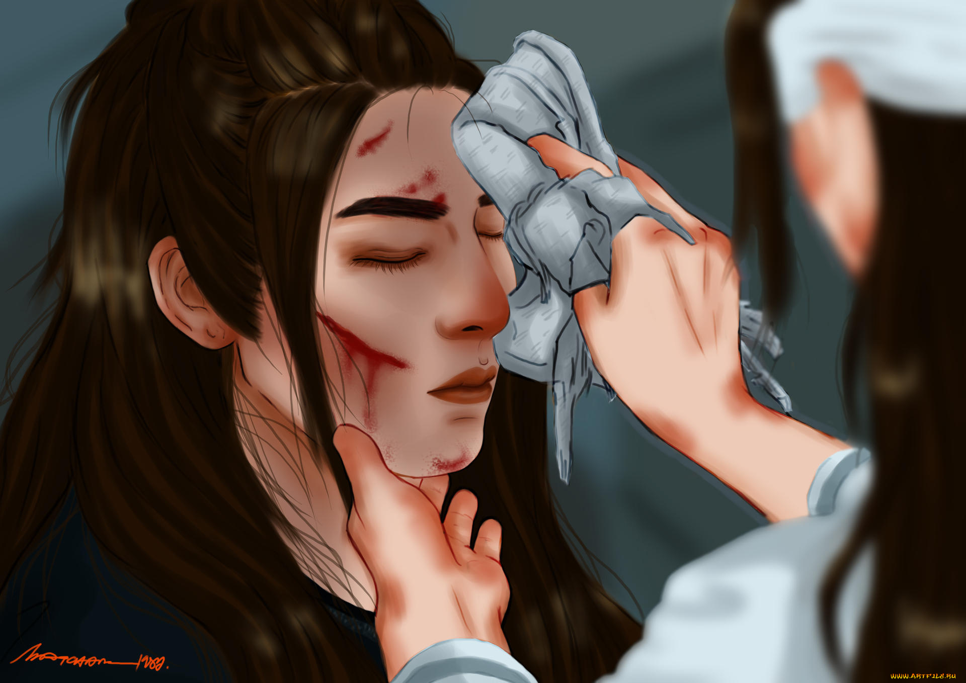 by, matchanu1987, рисованное, кино, , мультфильмы, the, untamed, неукротимый, повелитель, чэньцин, мосян, тунсю, mo, dao, zu, shi, магистр, дьявольского, культа