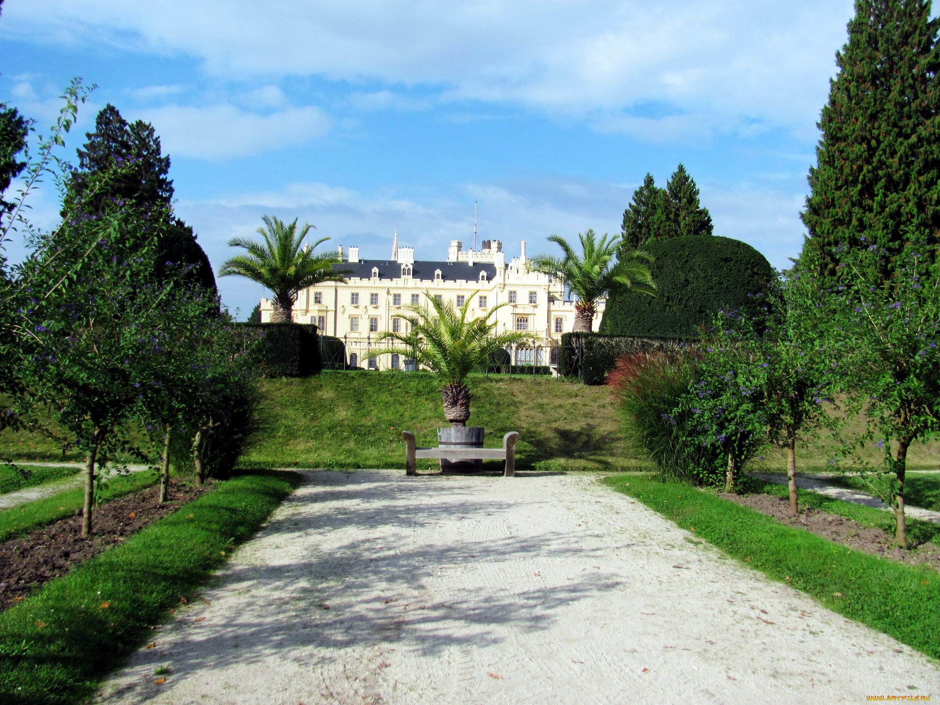 lednice, castle, города, замок, леднице, , чехия, lednice, castle