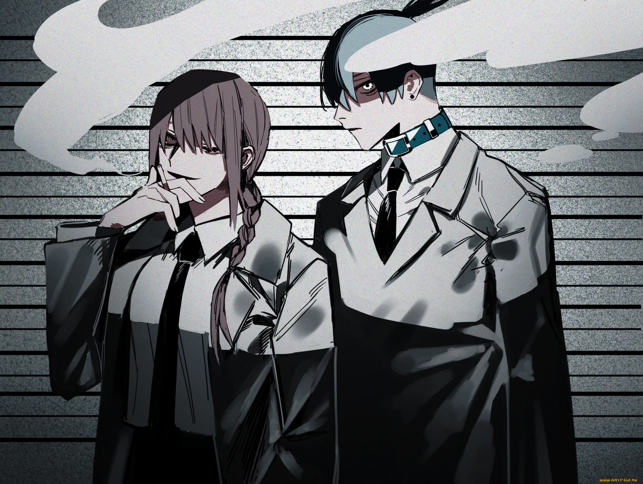 аниме, chainsaw, man, chainsaw, man