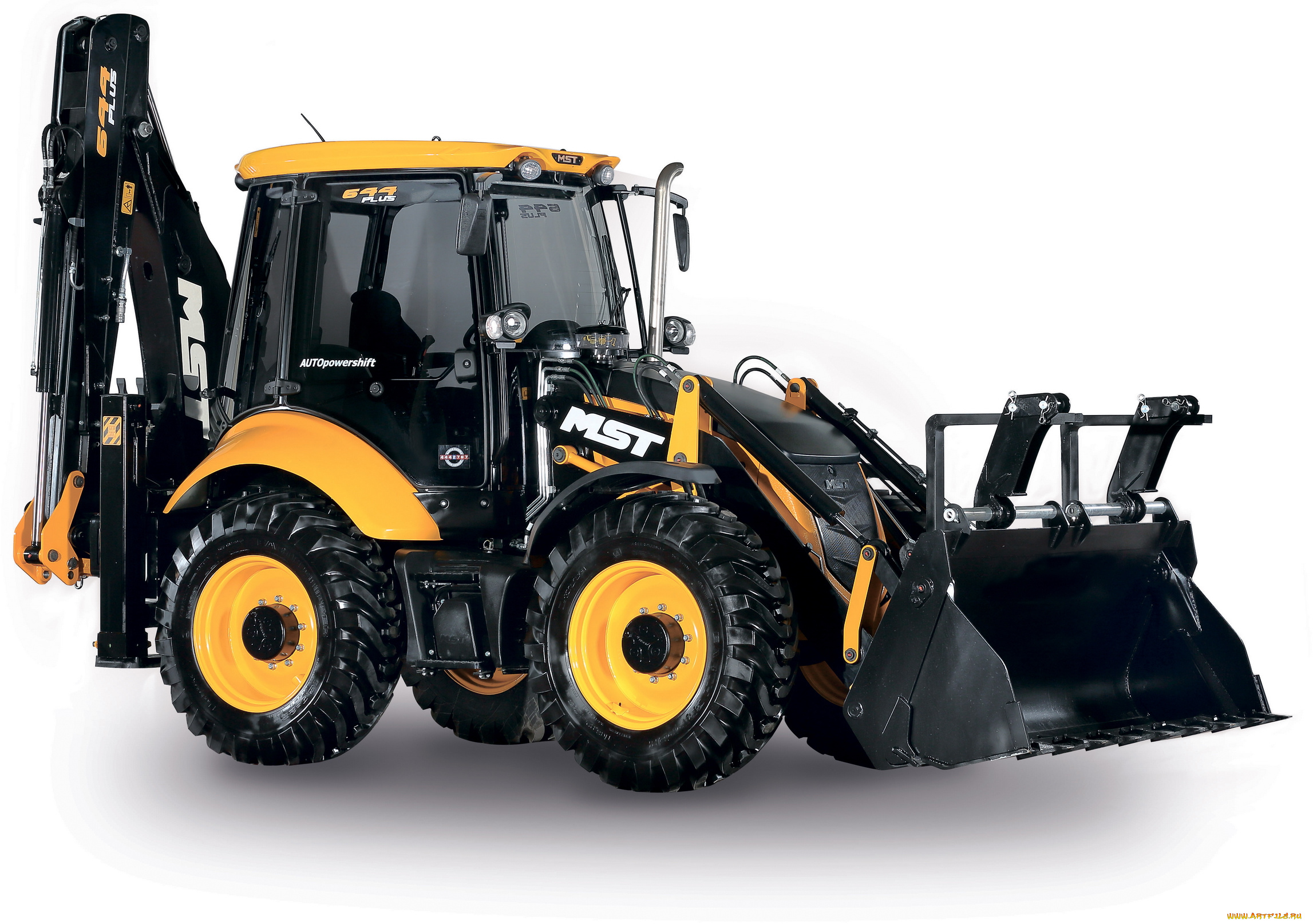 техника, фронтальные, погрузчики, mst