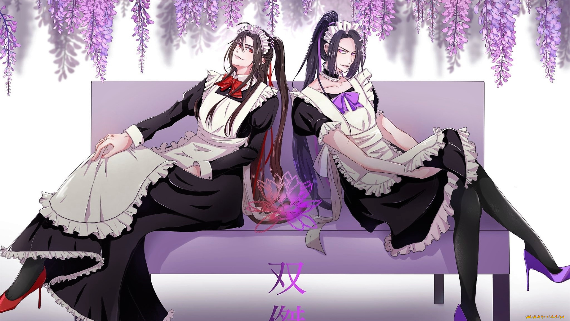 аниме, mo, dao, zu, shi, цзян, чэн, вэй, усянь, диван, горничные