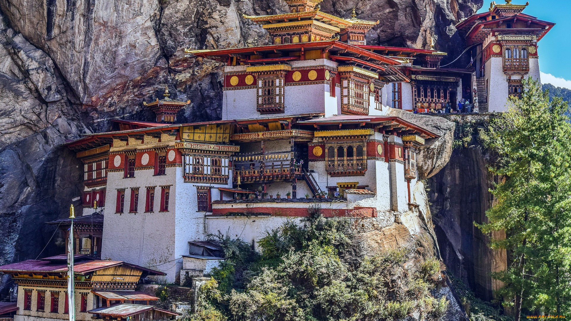 paro, taktsang, bhutan, города, -, буддийские, и, другие, храмы, paro, taktsang