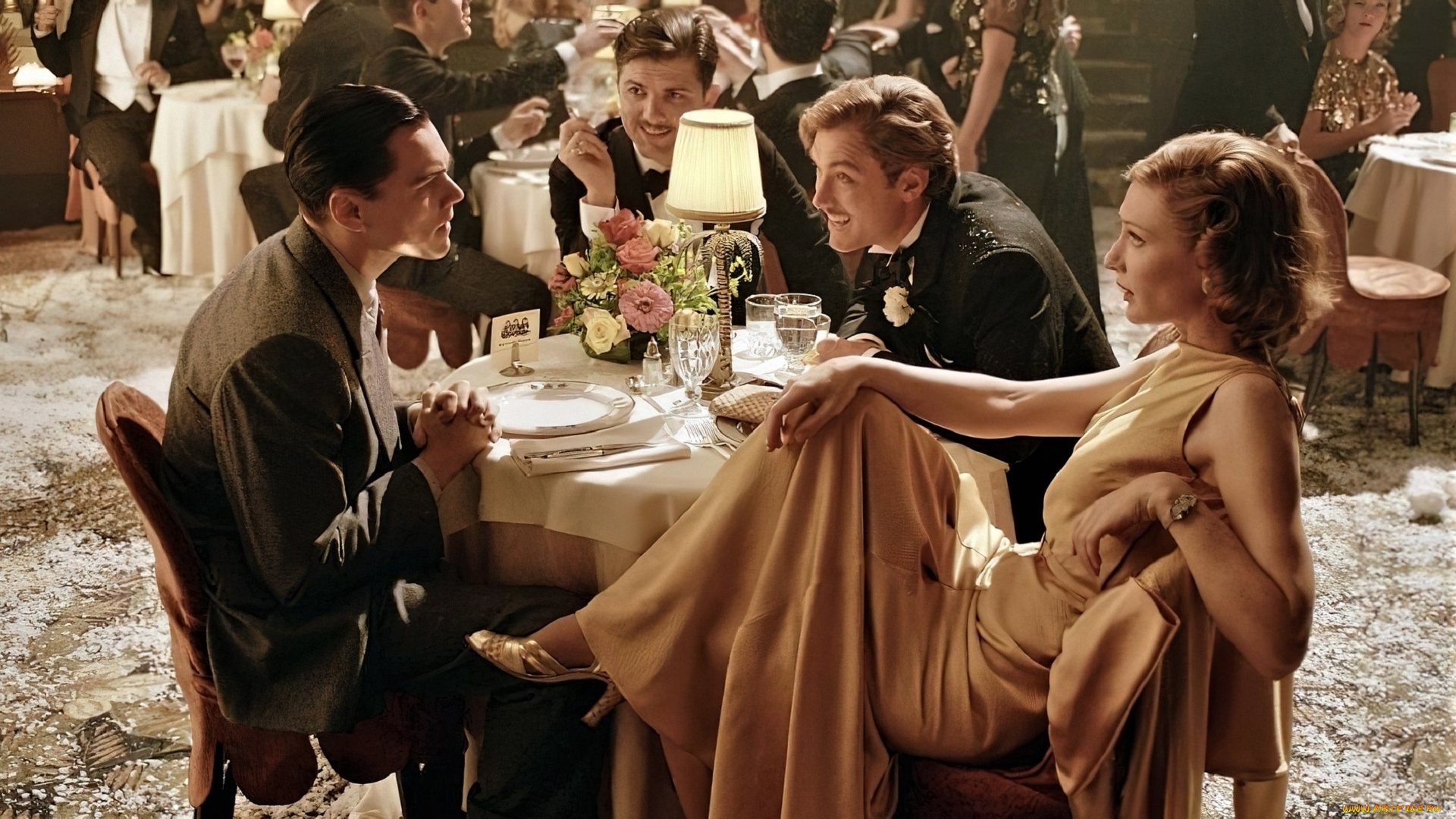 кино, фильмы, the, aviator, люди, кафе