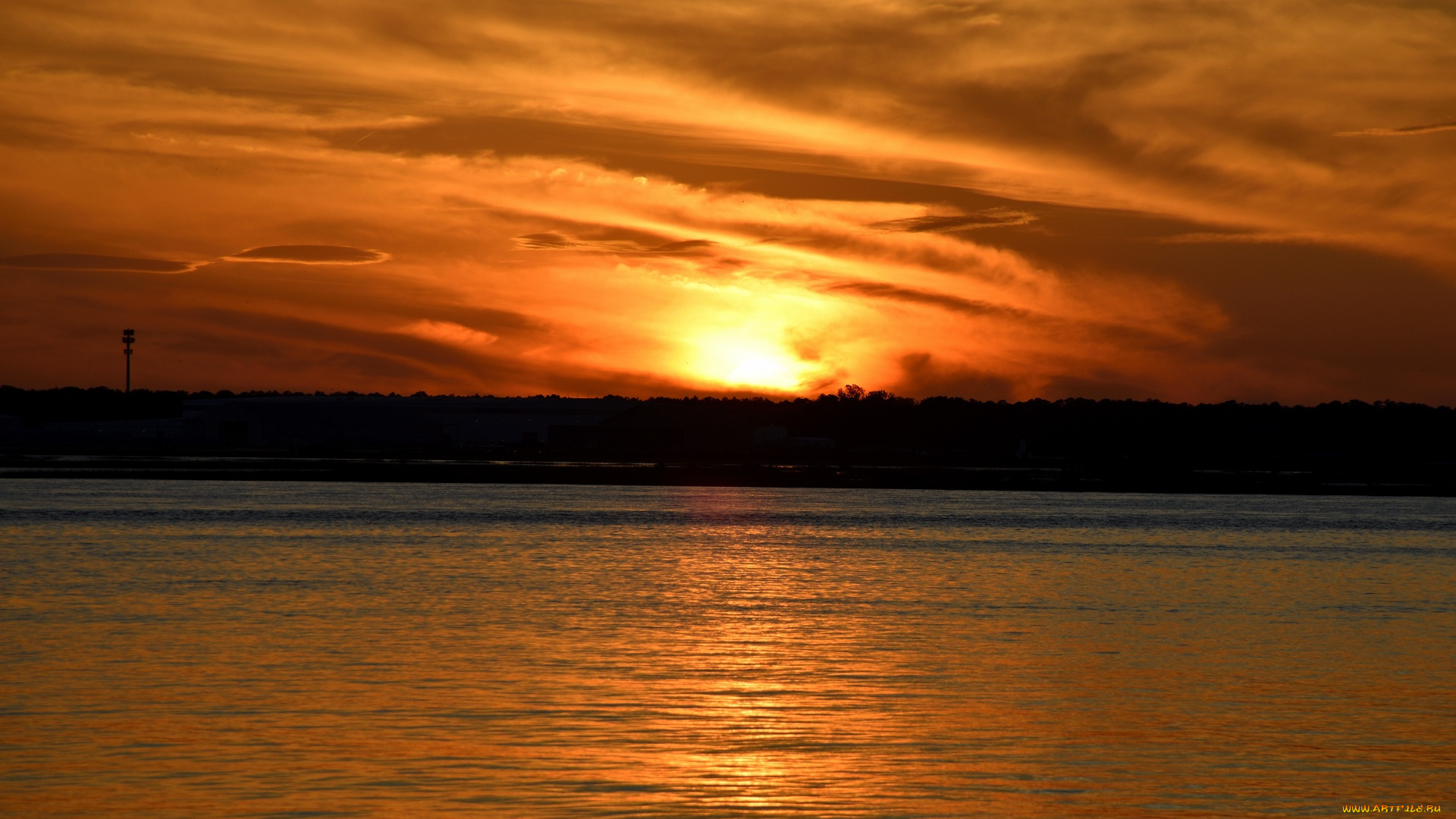 природа, восходы, закаты, закат