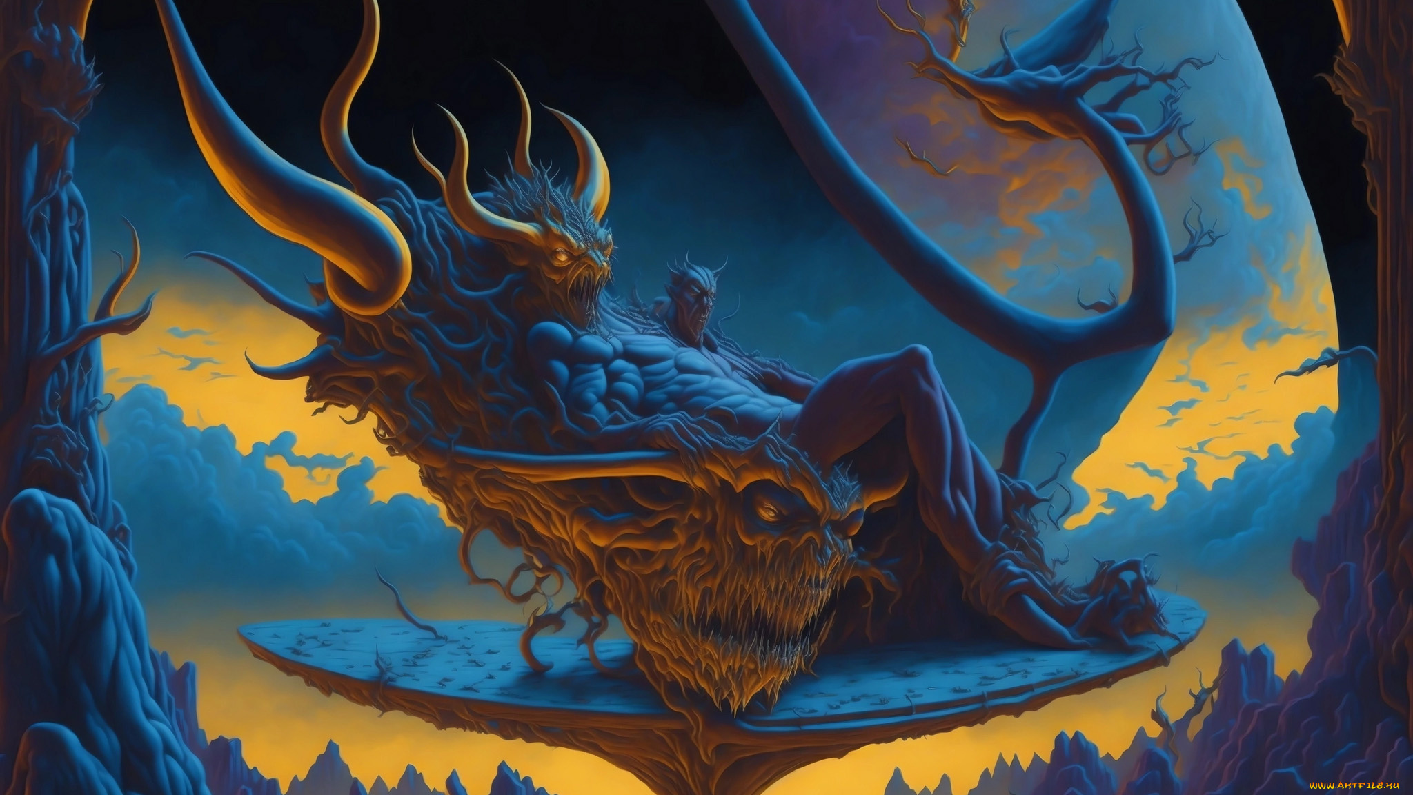 фэнтези, демоны, нейросети, графика, нейроарт, ai, art, нейронные, сети, рисунки, нейро, искусство, абстракция