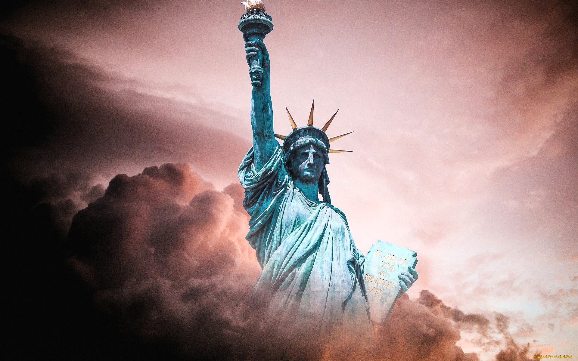 города, -, памятники, , скульптуры, , арт-объекты, статуя, женщина, конституция, дым