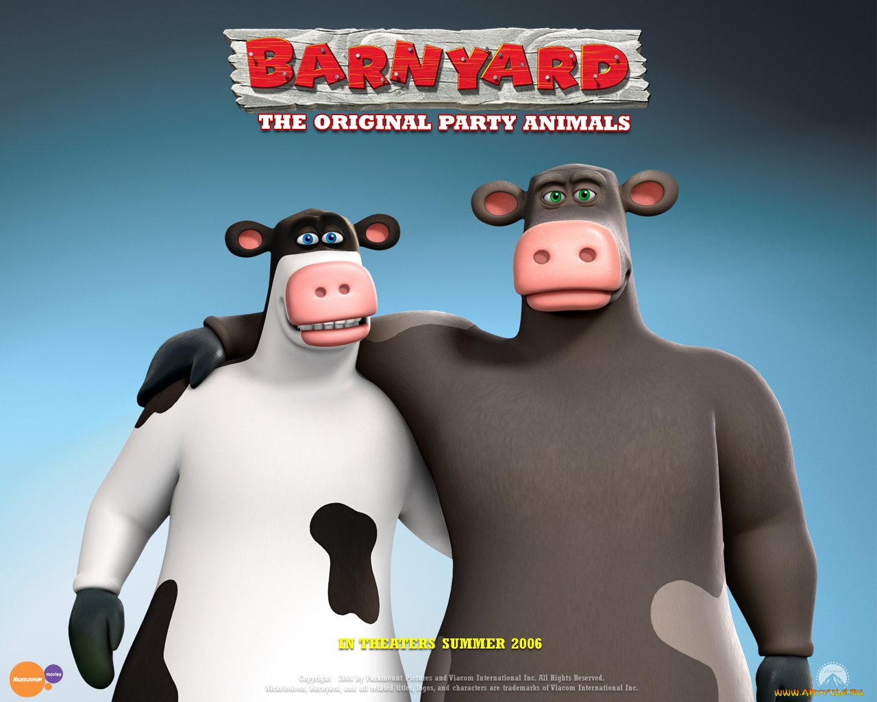 barnyard, мультфильмы, the, original, party