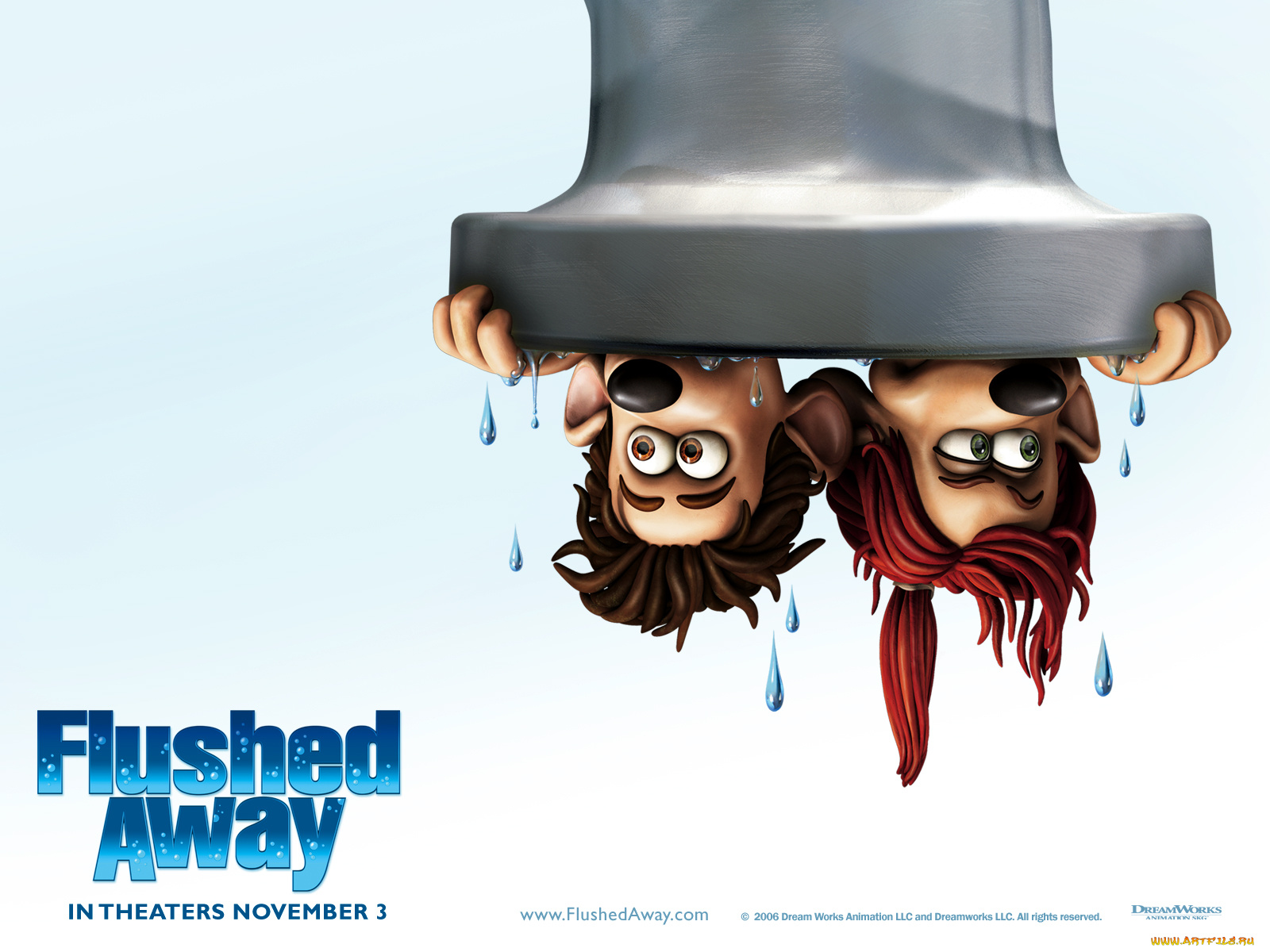 мультфильмы, flushed, away