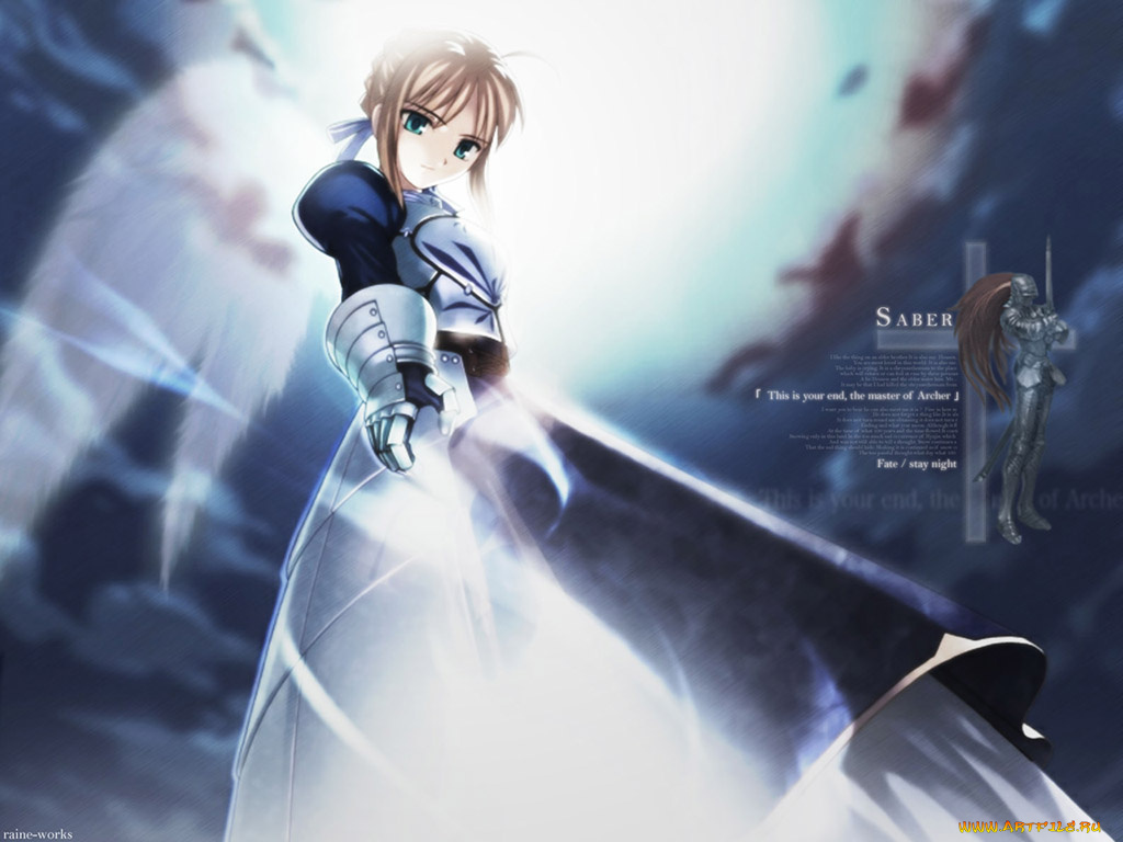 аниме, fate, stay, night