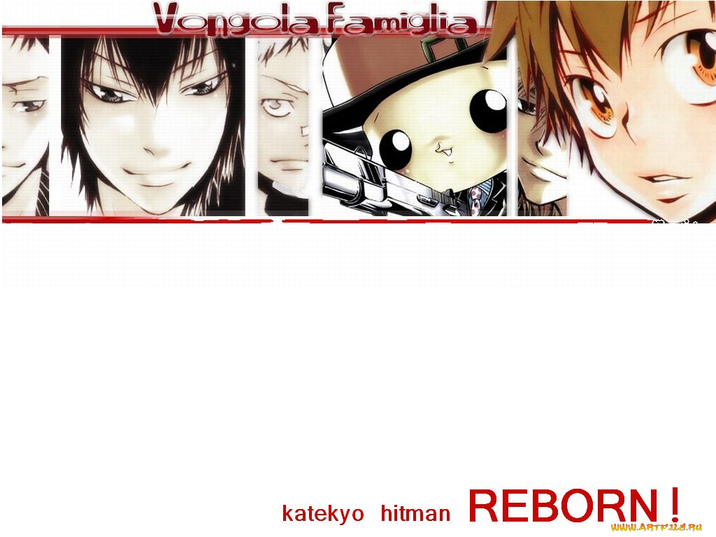 аниме, katekyo, hitman, reborn