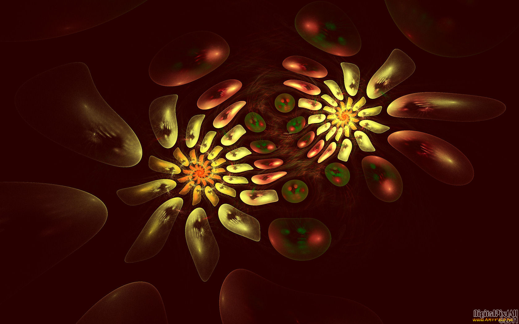 3д, графика, fractal, фракталы