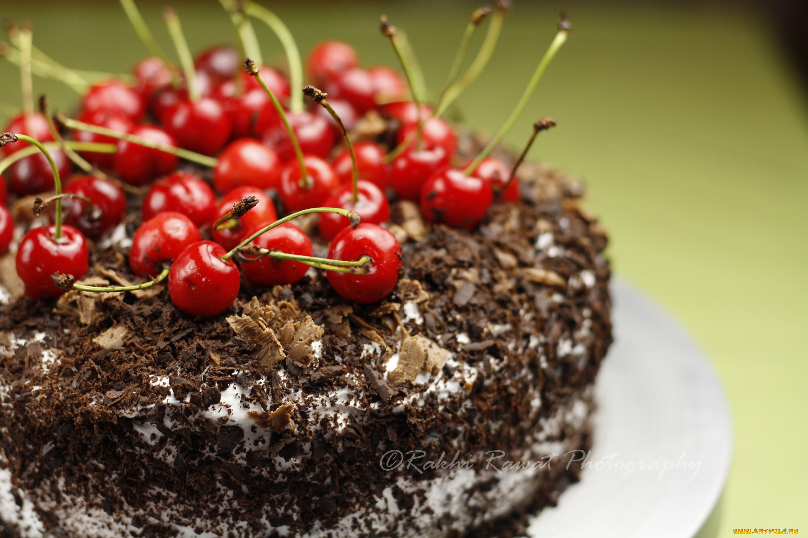 еда, пирожные, кексы, печенье, вишни, торт, шоколад