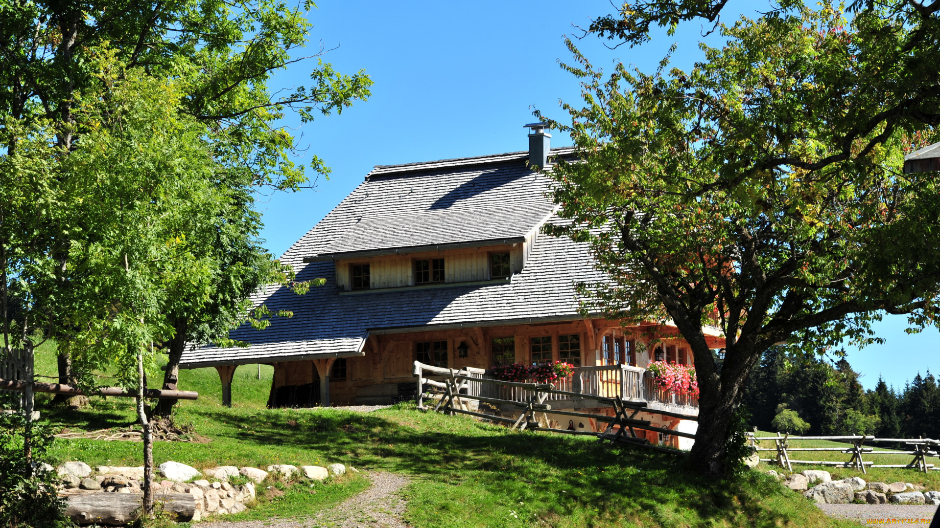 германия, фельдберг, разное, сооружения, постройки, дом, лес