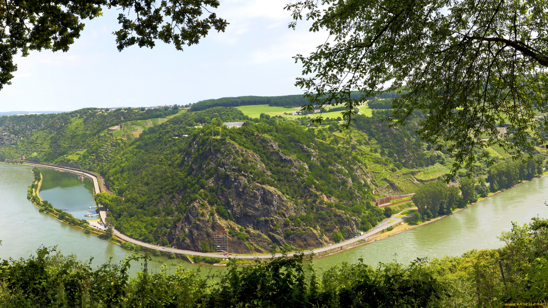 германия, урбар, природа, реки, озера, река