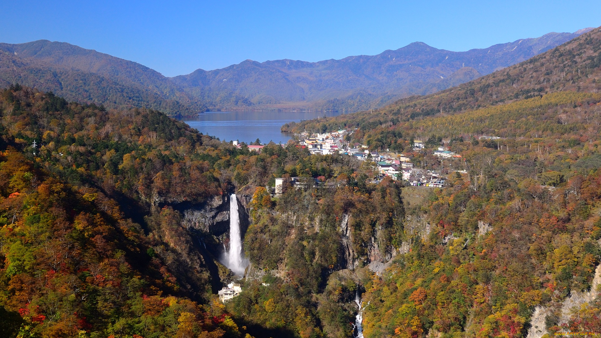 природа, водопады, водопад, лес