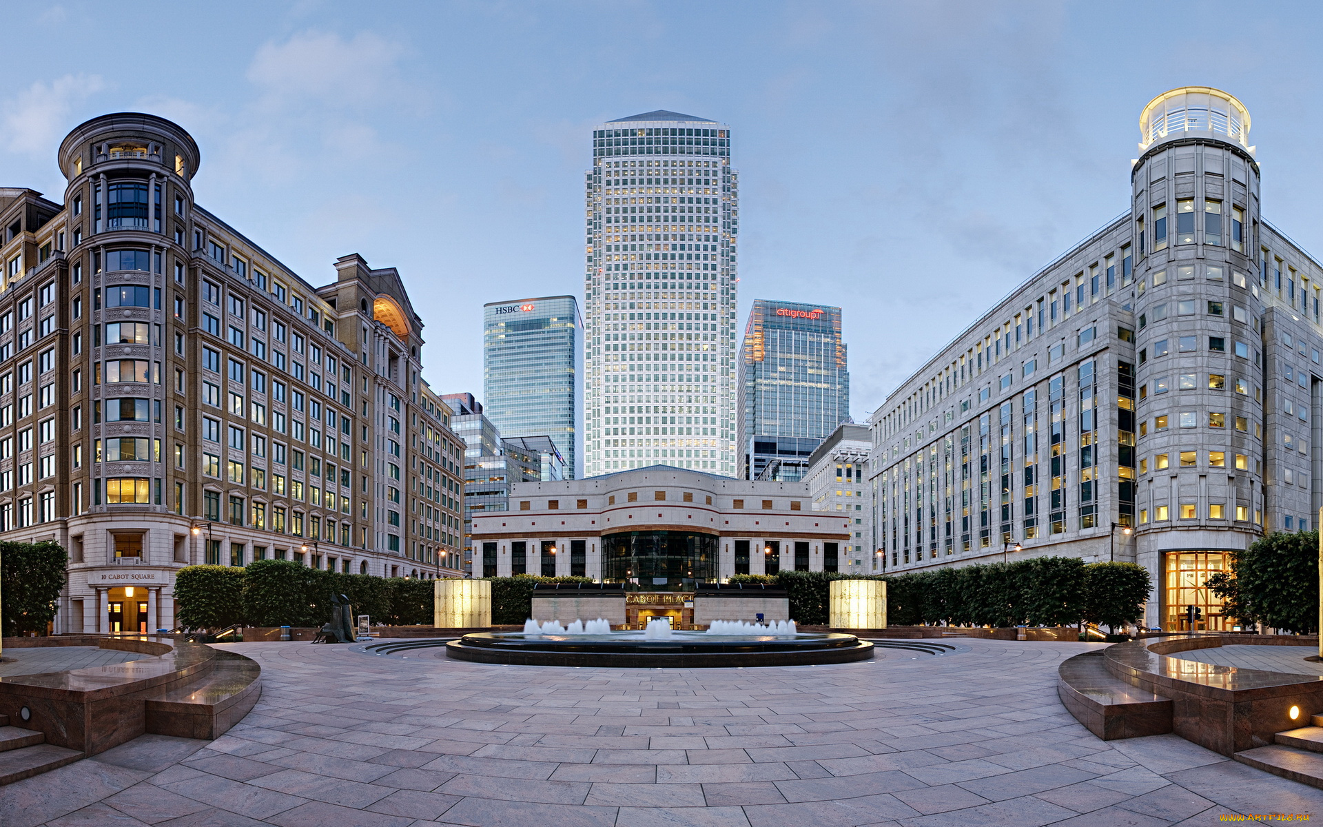 города, здания, дома, фонтан, здание