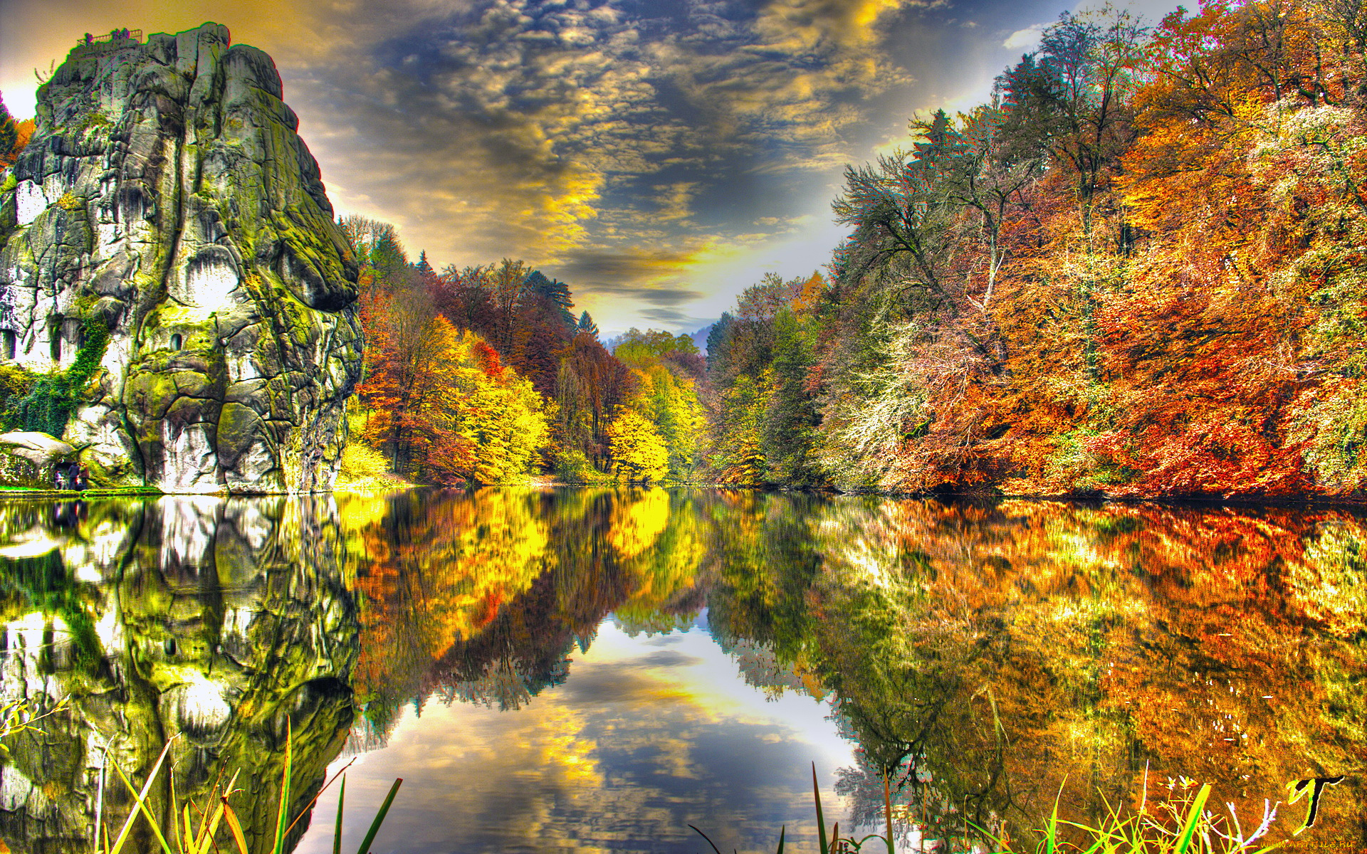 природа, реки, озера, река, скалы