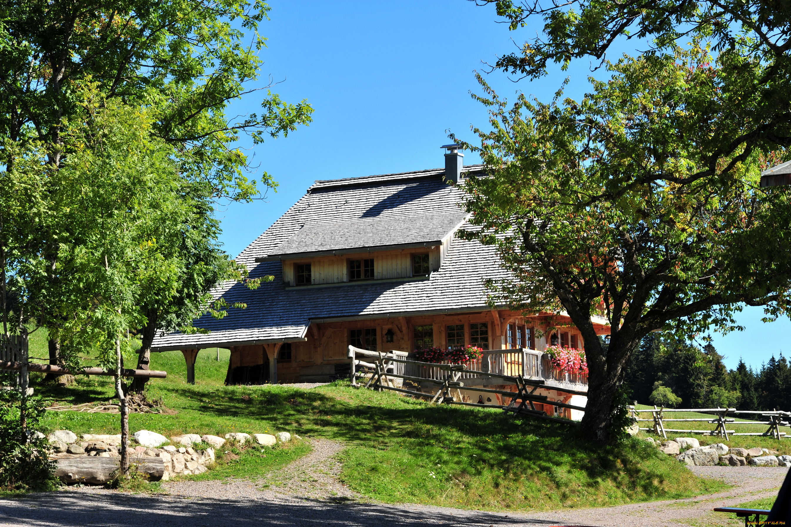 германия, фельдберг, разное, сооружения, постройки, дом, лес