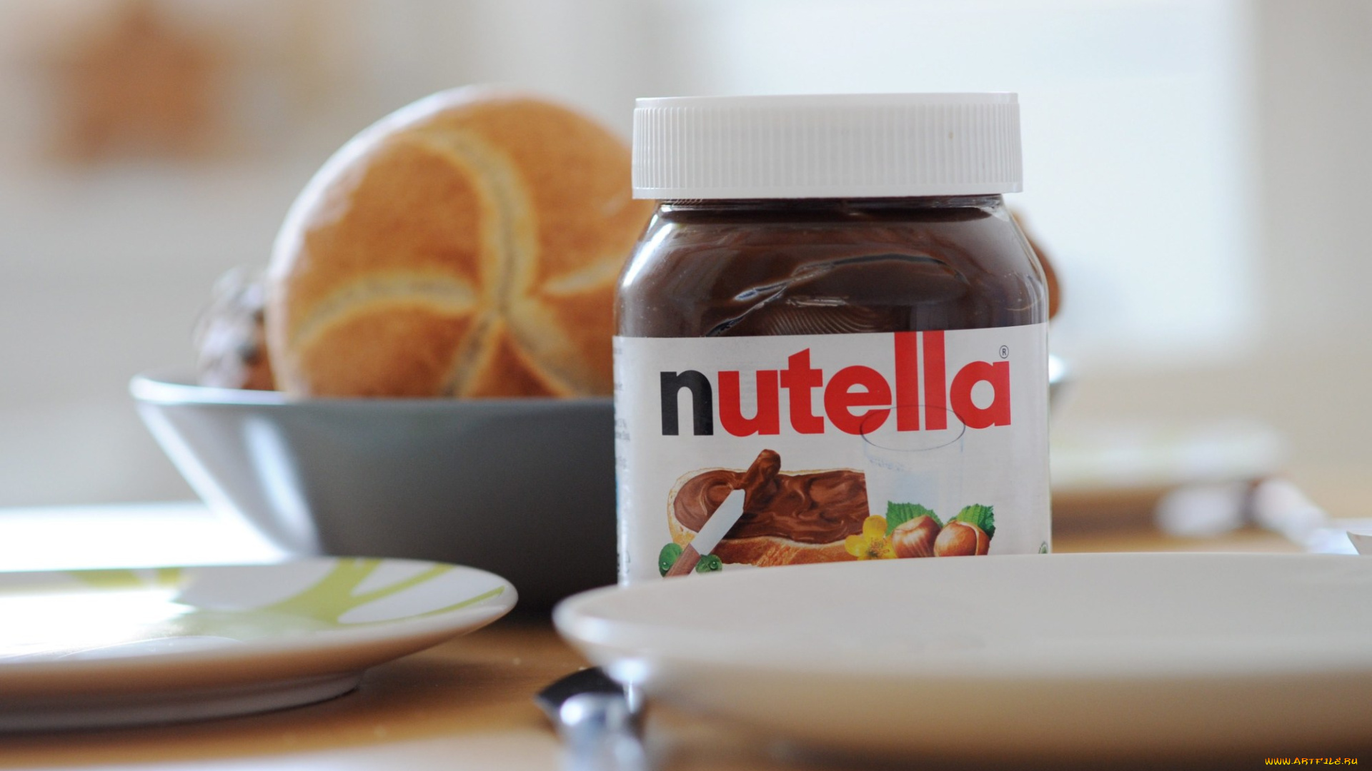 бренды, nutella, шоколадная, паста