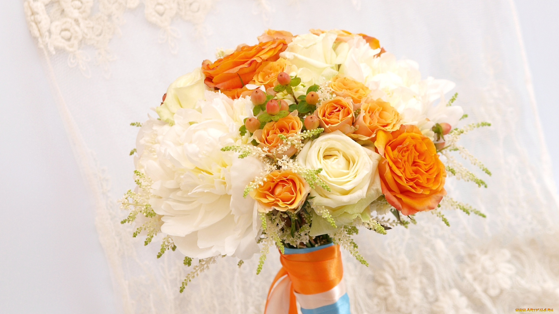 цветы, букеты, композиции, розы, пионы, астильбы