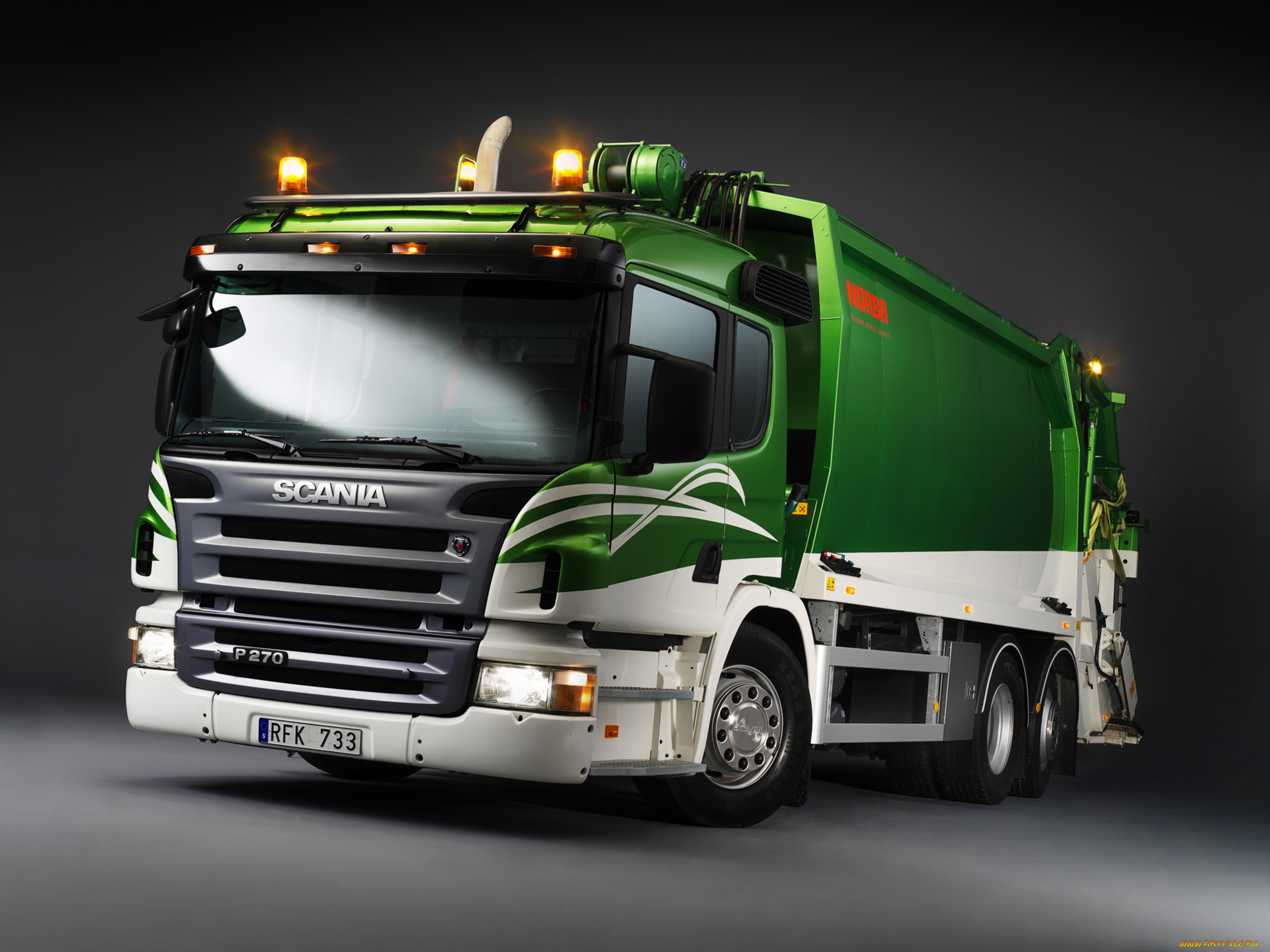 автомобили, мусоровозы, auto, scania
