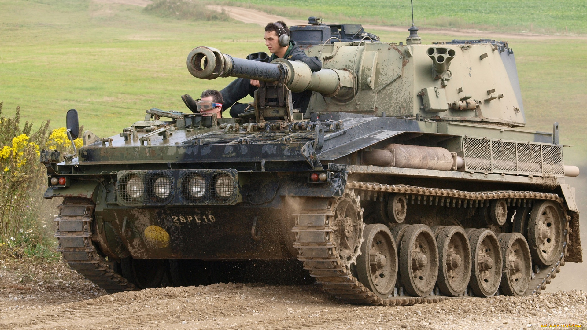 abbot, self, propelled, gun, техника, военная, техника, танк, бронетехника