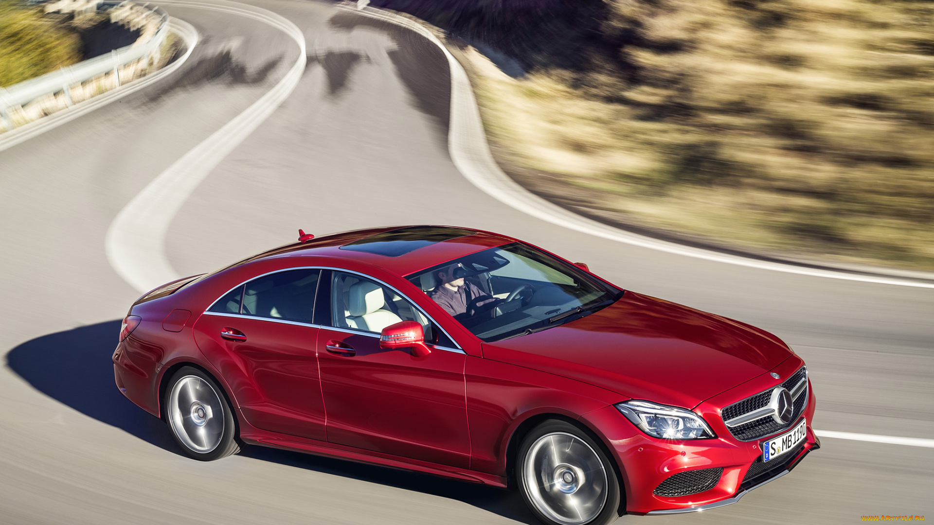 автомобили, mercedes-benz, amg, 4matic, cls, 500, красный, 2014, г, с218, package, sports