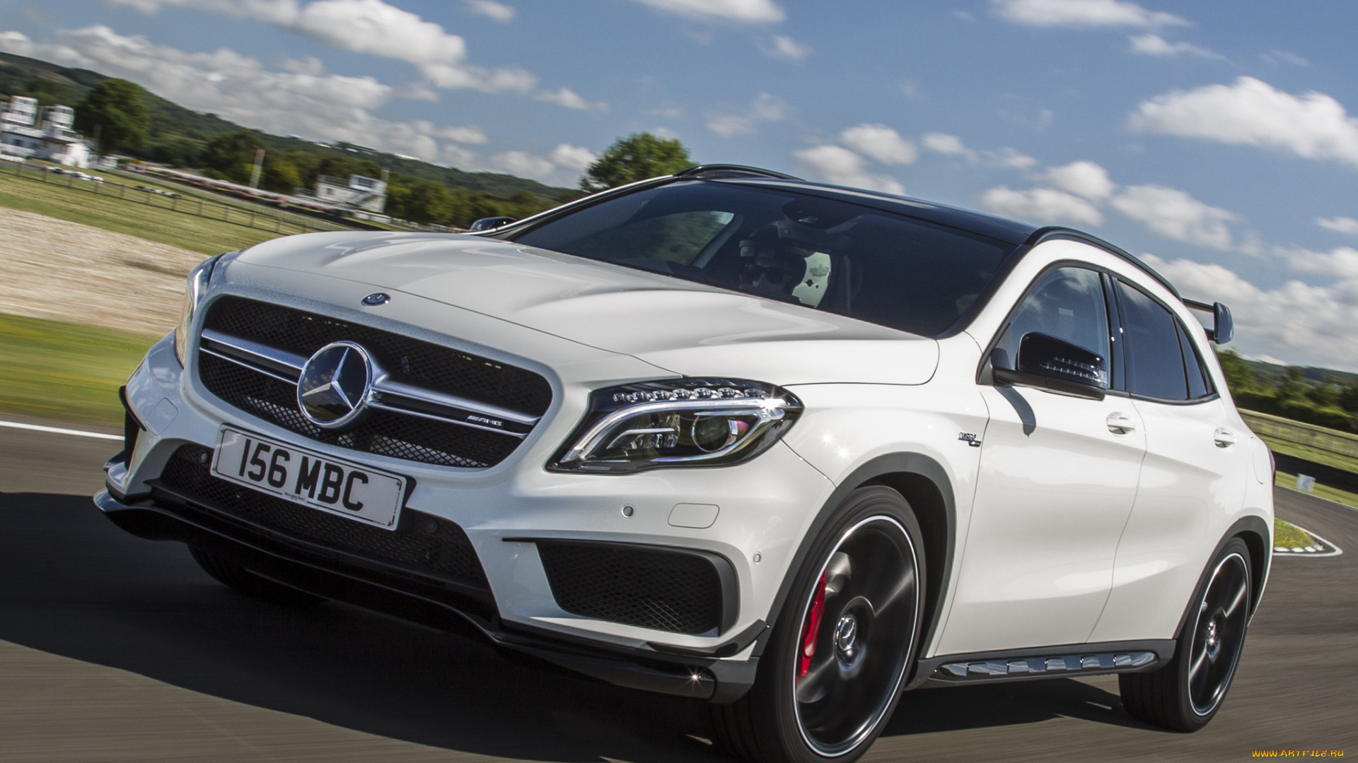 автомобили, mercedes-benz, gla, светлый, 45, uk-spec, amg