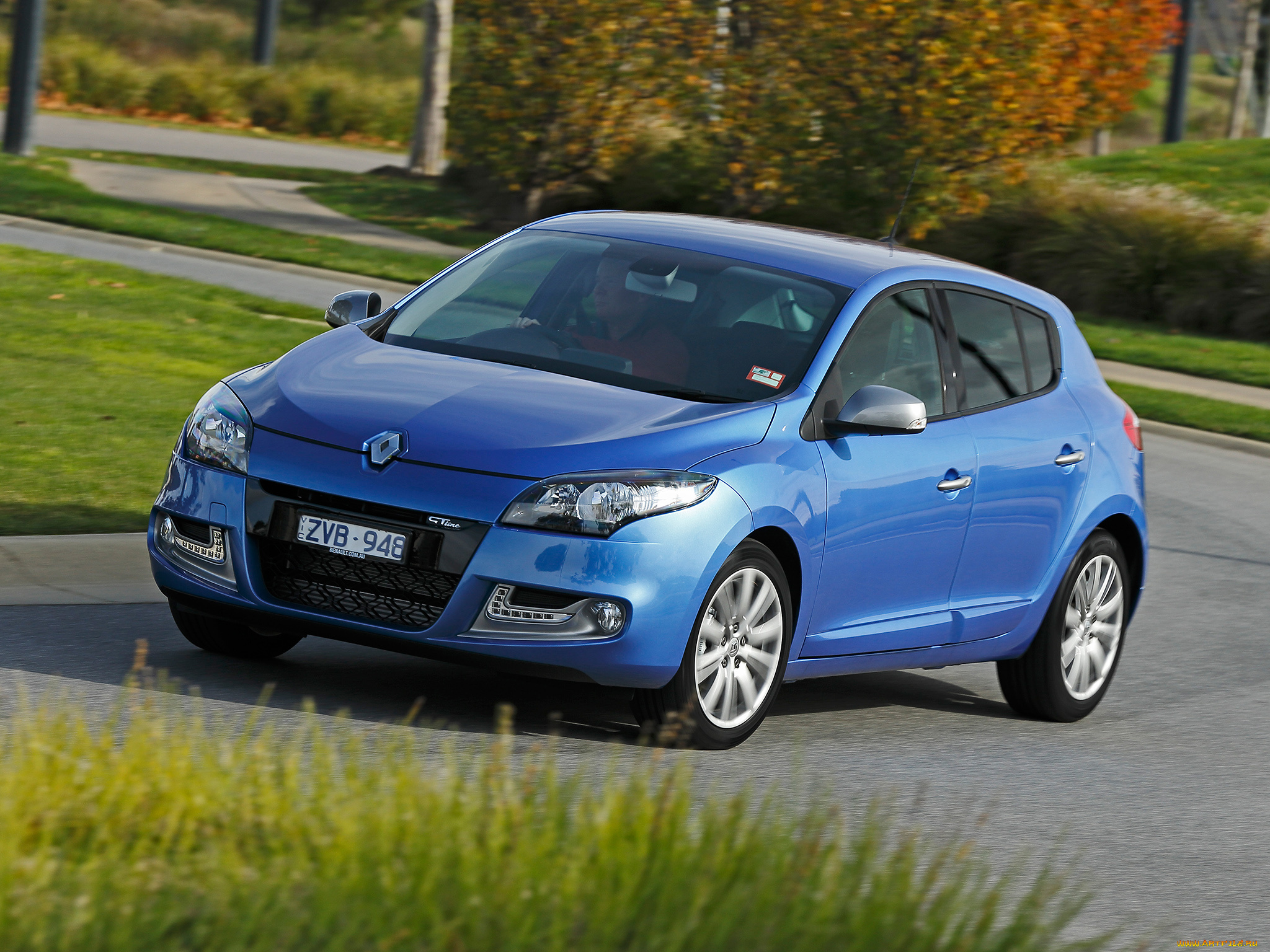 автомобили, renault, синий, line, gt, megane, au-spec