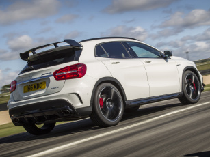 Картинка автомобили mercedes-benz 45 amg uk-spec gla светлый
