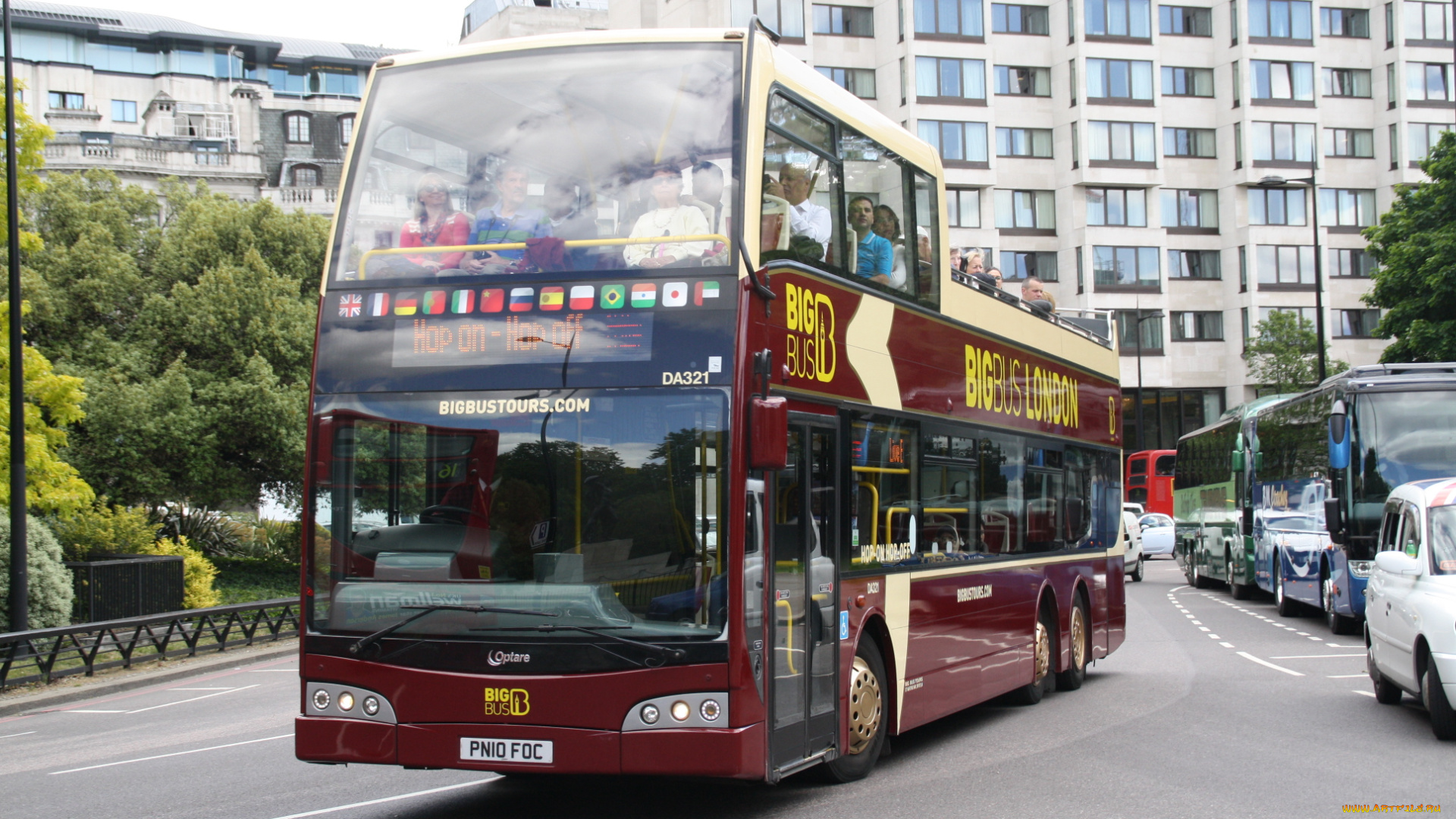 автомобили, автобусы, пассажирский, транспорт