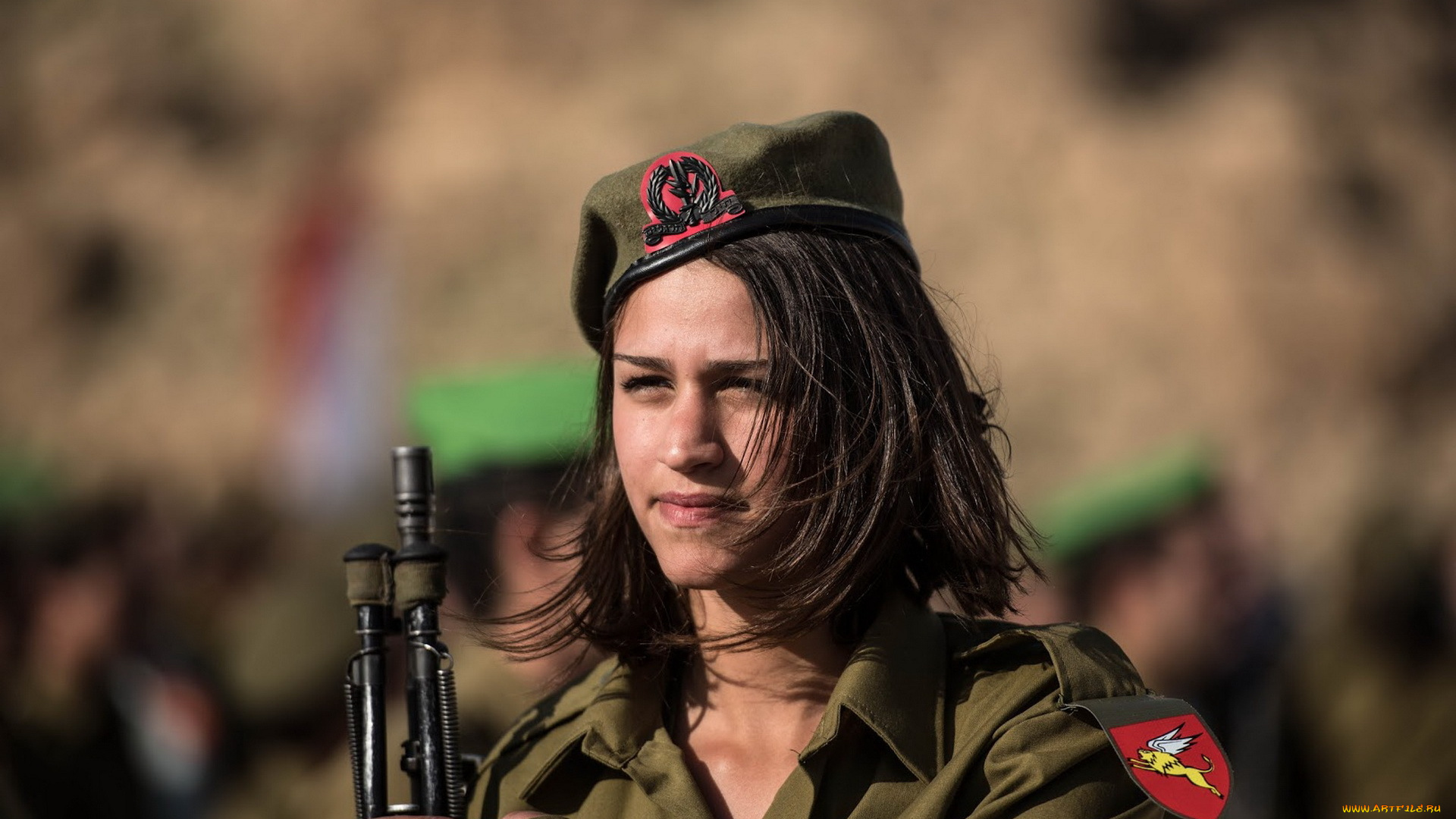 девушки, -unsort, , девушки, с, оружием, лицо