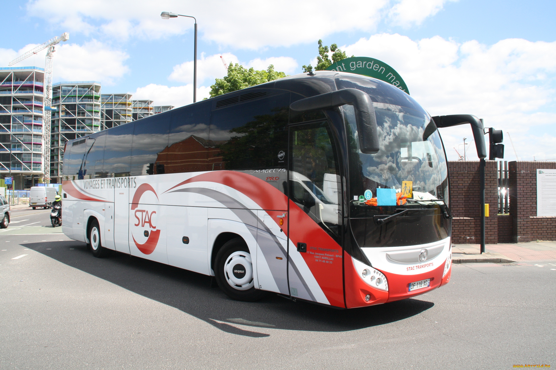 автомобили, автобусы, пассажирский, транспорт