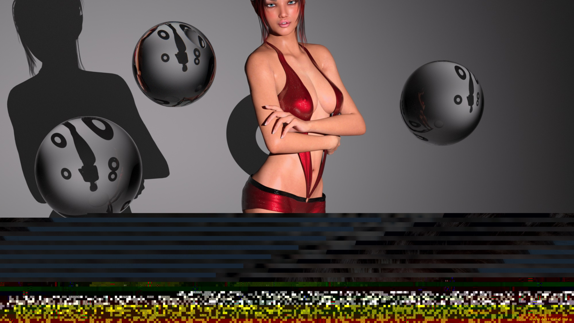 3д, графика, эльфы, , elves, фон, взгляд, эльфийка