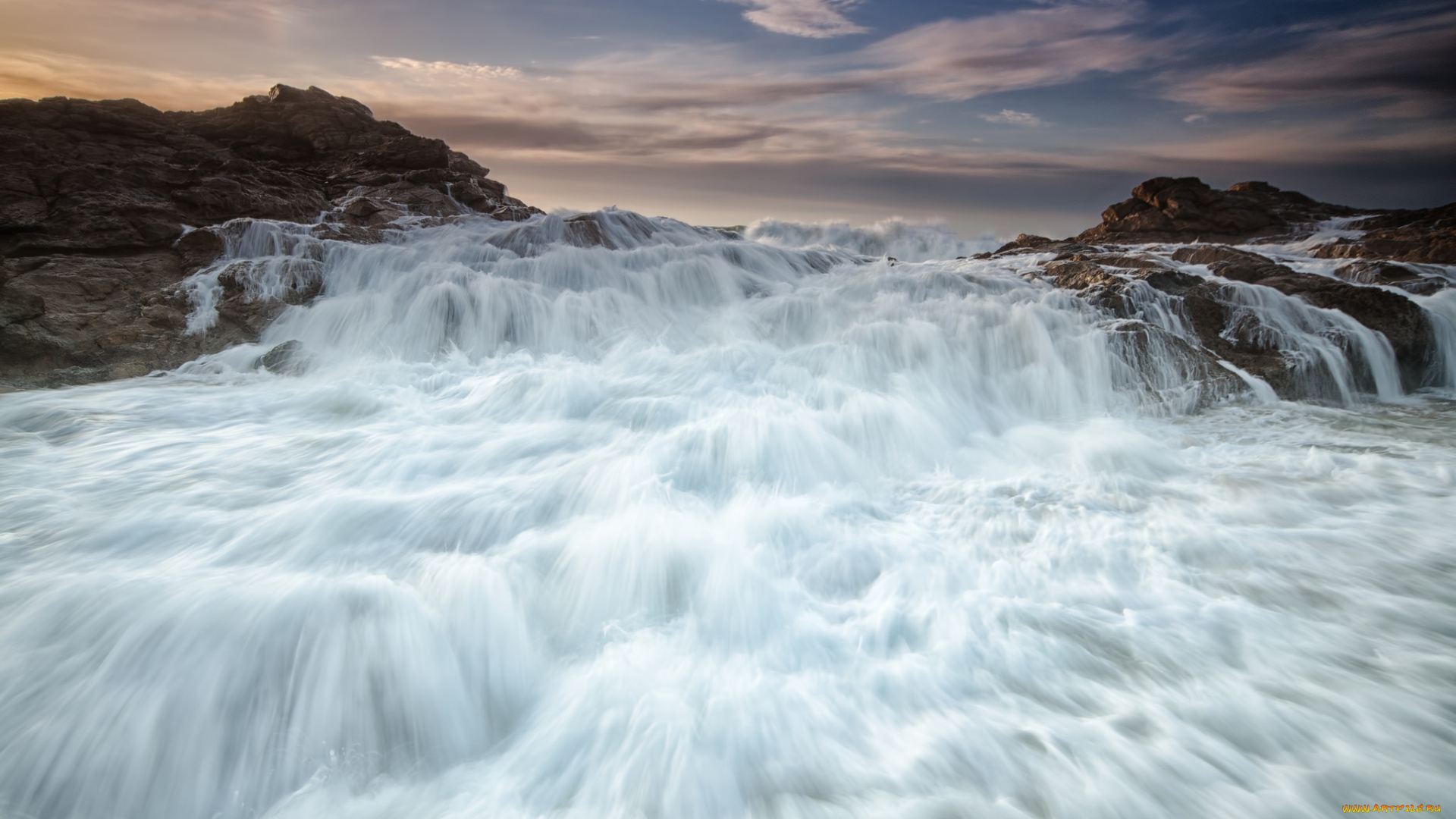 природа, побережье, берег, море