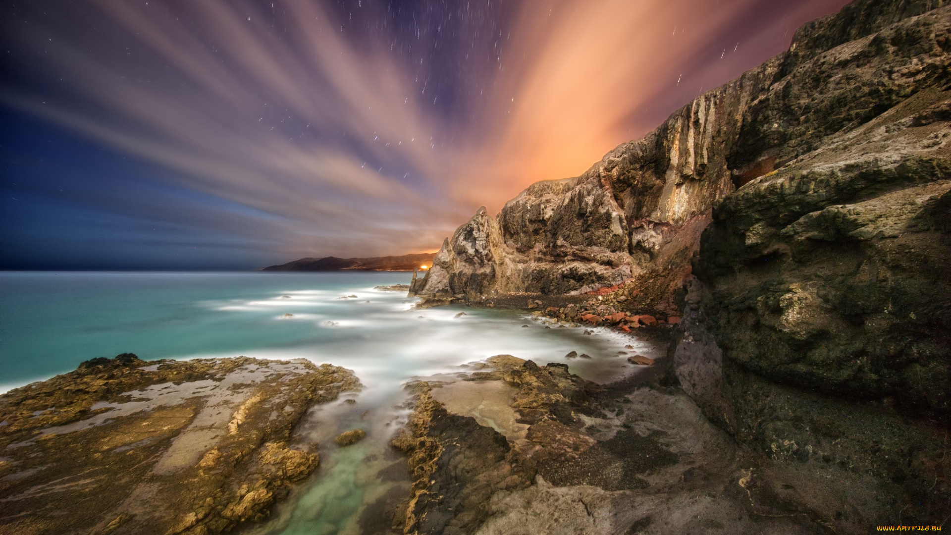 природа, побережье, берег, море