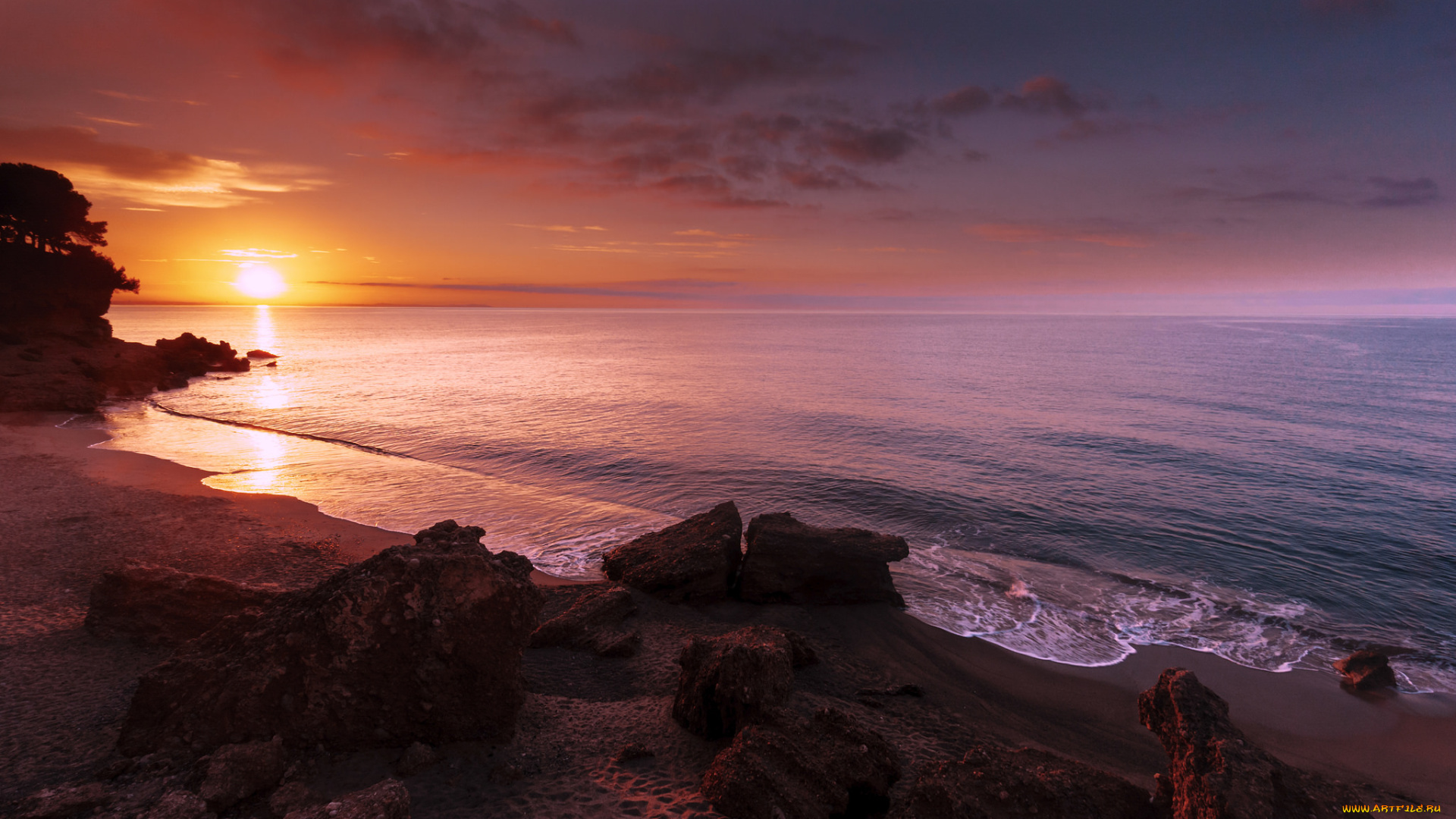 природа, восходы, закаты, рассвет