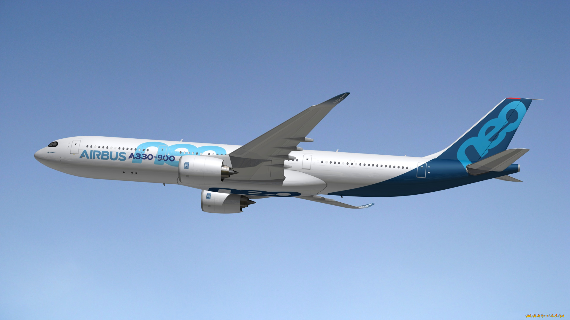 авиация, 3д, рисованые, v-graphic, полет, самолет