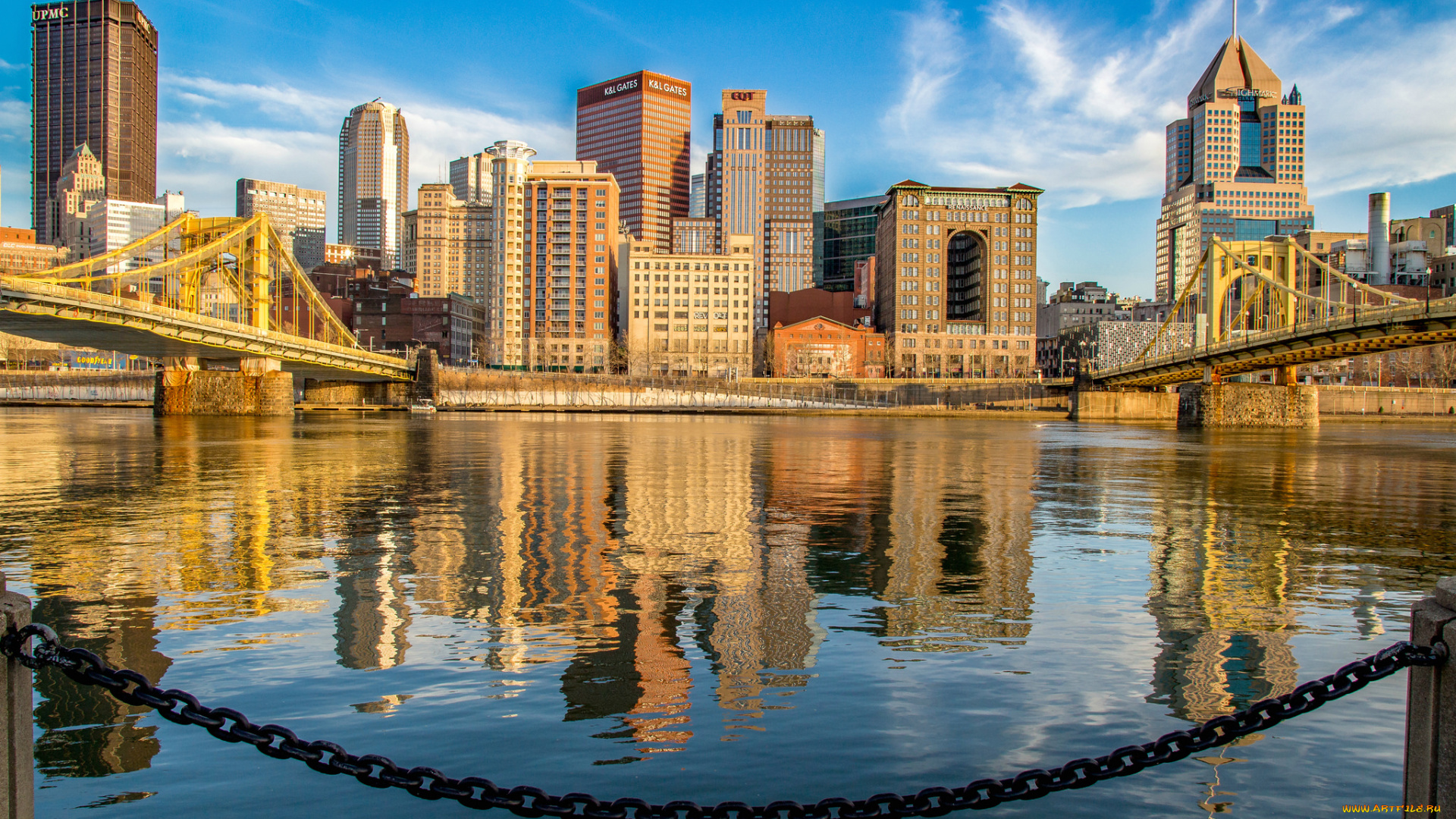 pittsburgh, города, питтсбург, , сша, небоскребы, панорама