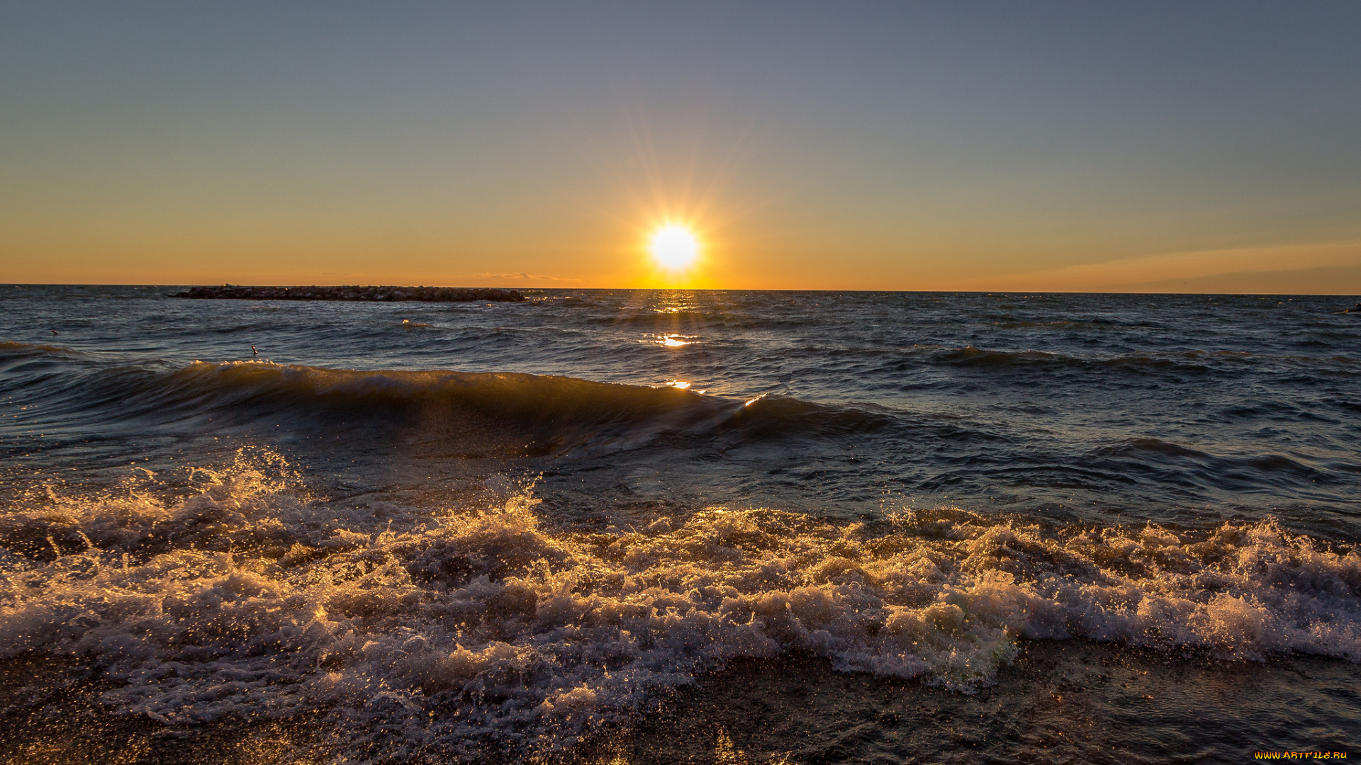 природа, моря, океаны, простор