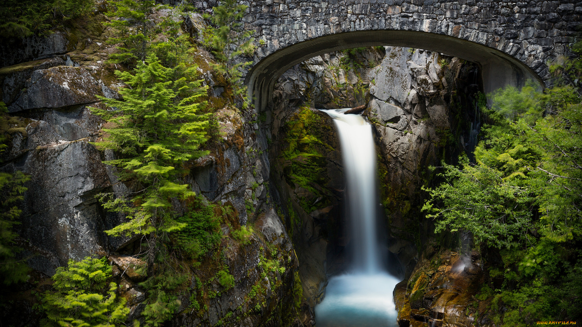 природа, водопады, простор