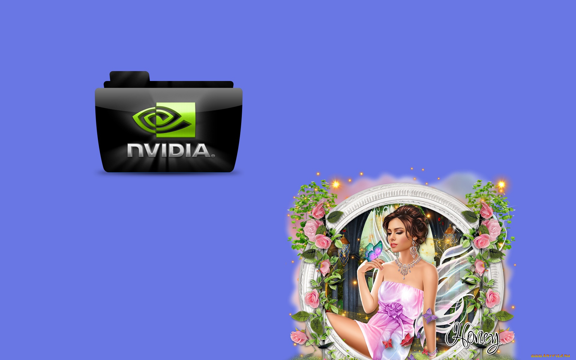 компьютеры, nvidia, логотип, фон