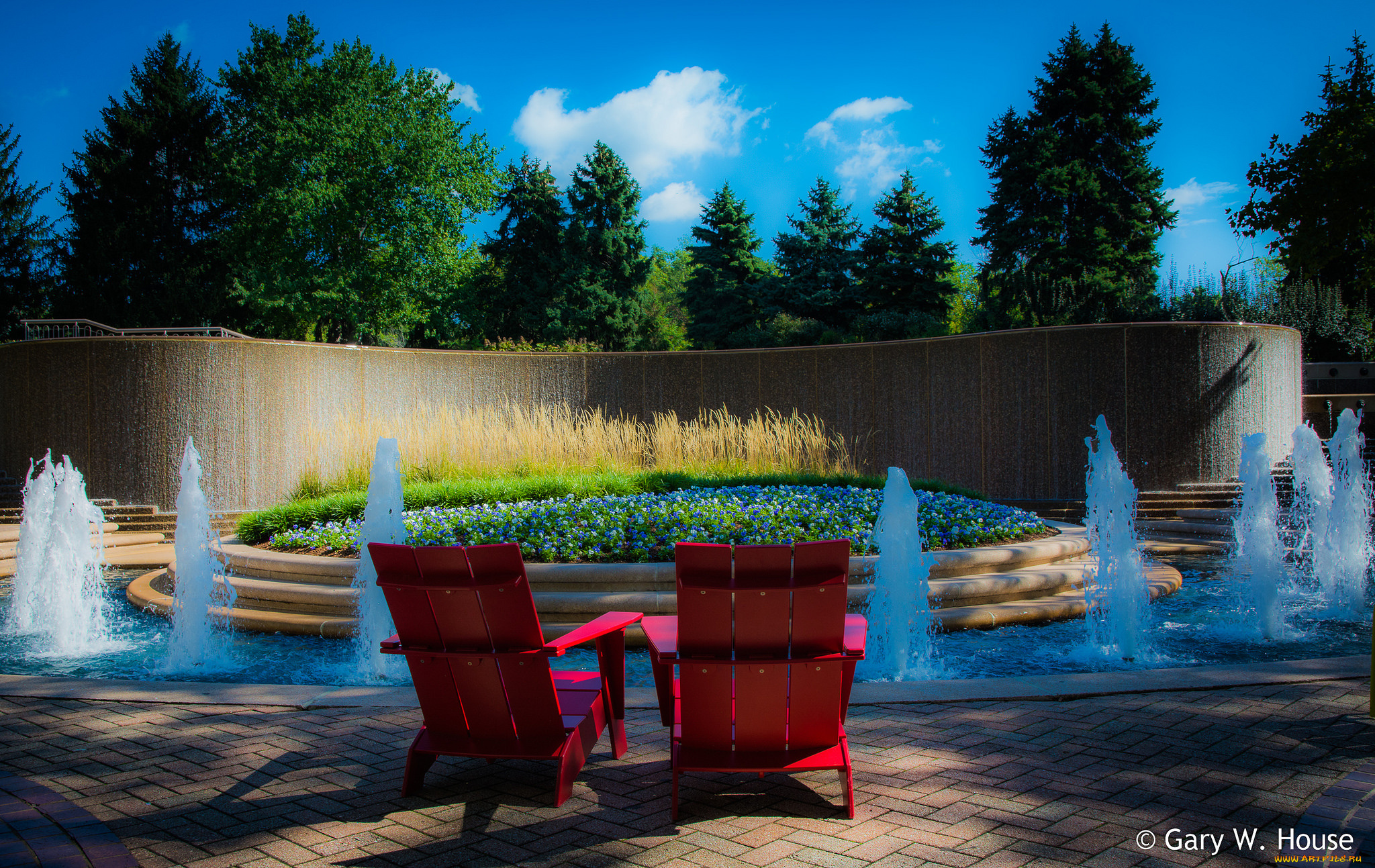 города, -, фонтаны, фонтан