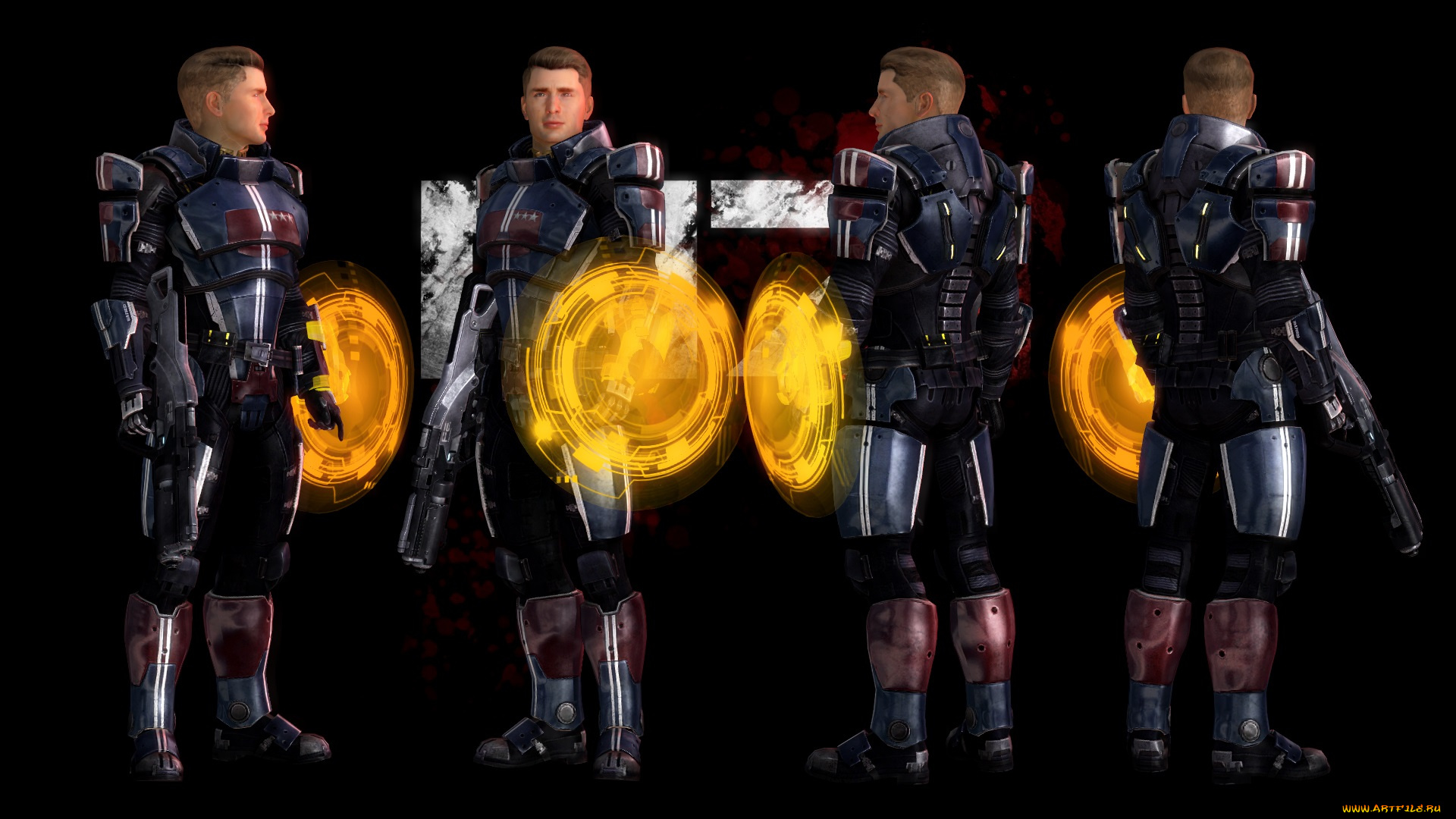 3д, графика, фантазия, , fantasy, мужчина, взгляд, фон