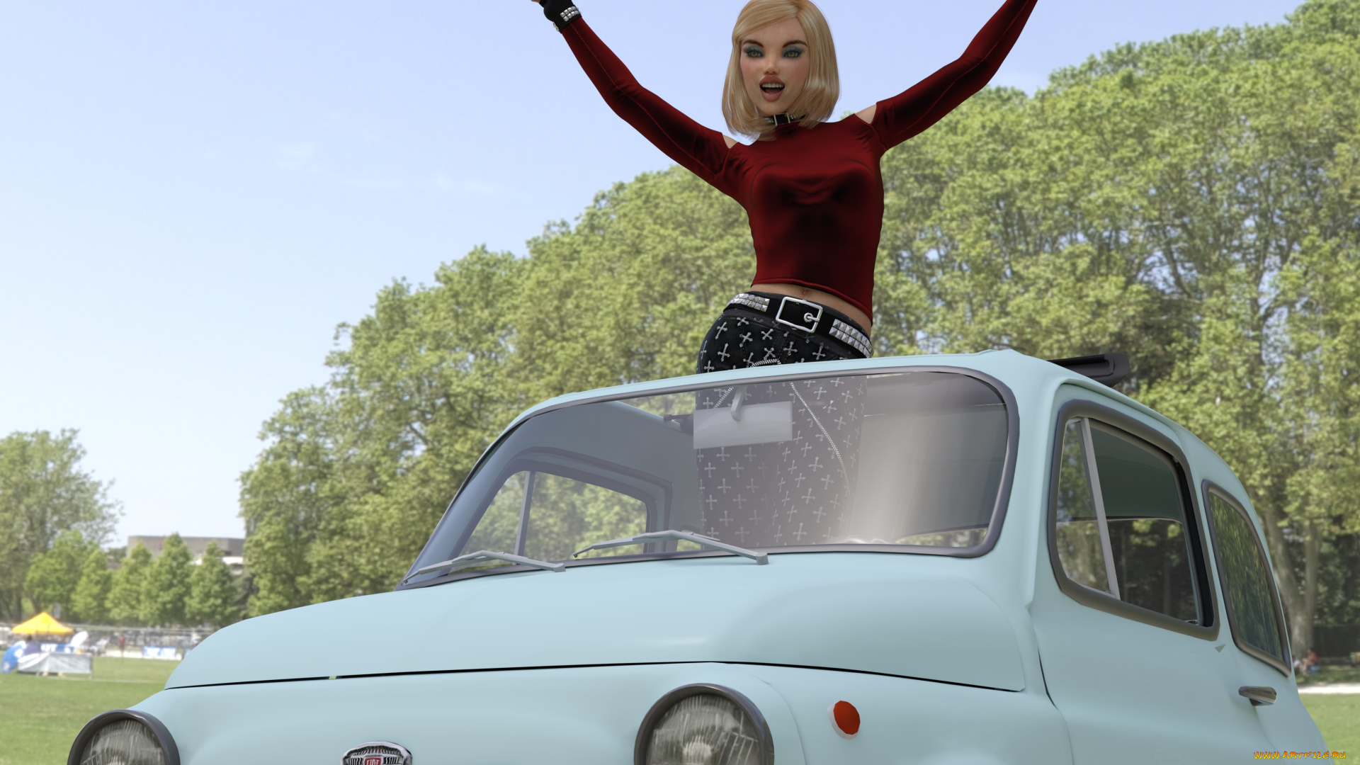 3д, графика, люди, , people, девушка, взгляд, фон