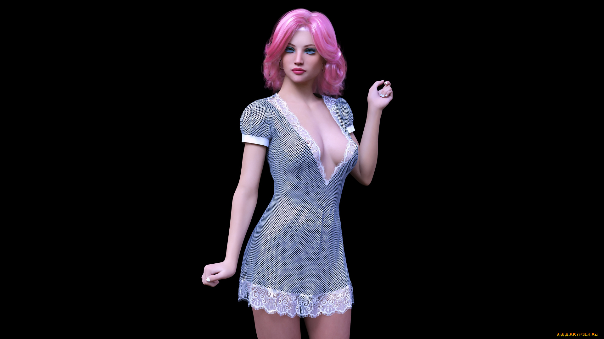 3д, графика, люди, , people, фон, взгляд, девушка