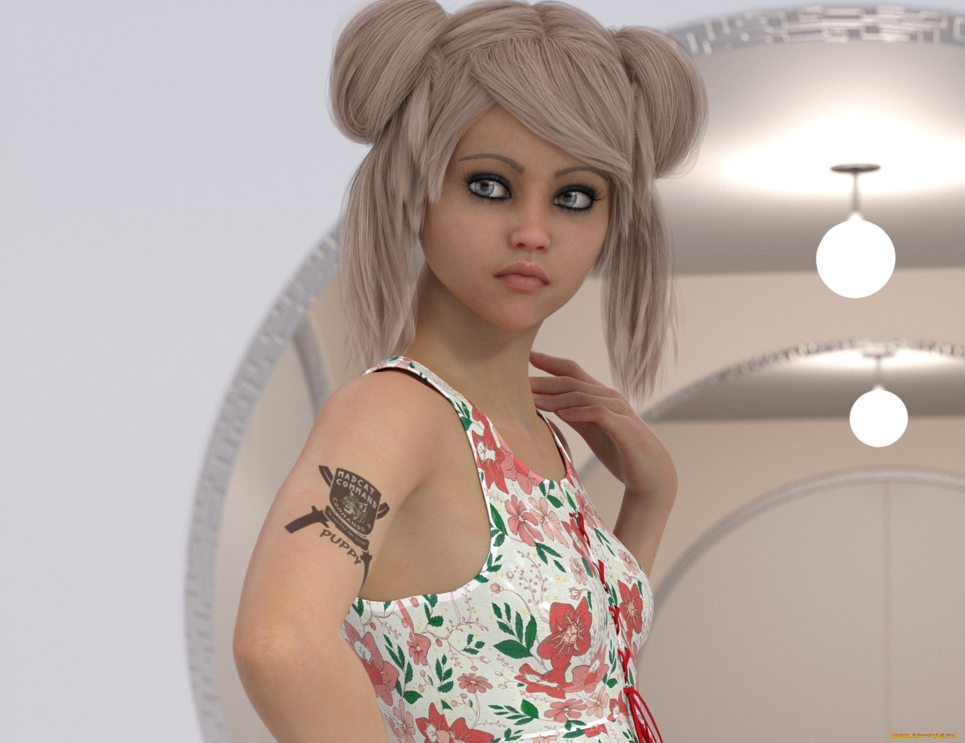 3д, графика, люди, , people, фон, взгляд, девушка