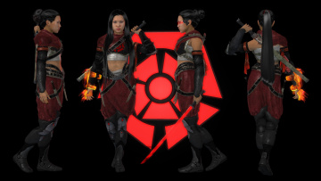 Картинка 3д+графика фантазия+ fantasy девушки фон взгляд