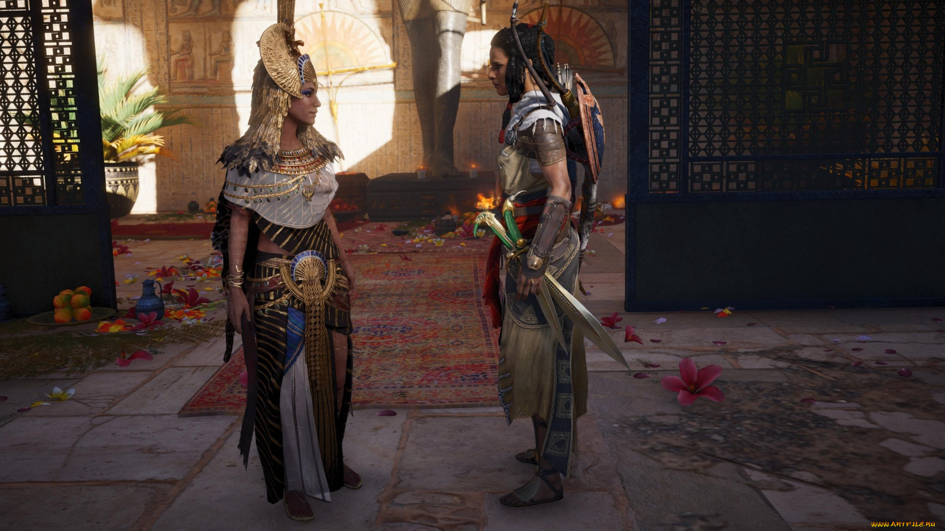 3д, графика, фантазия, , fantasy, девушки, взгляд, фон