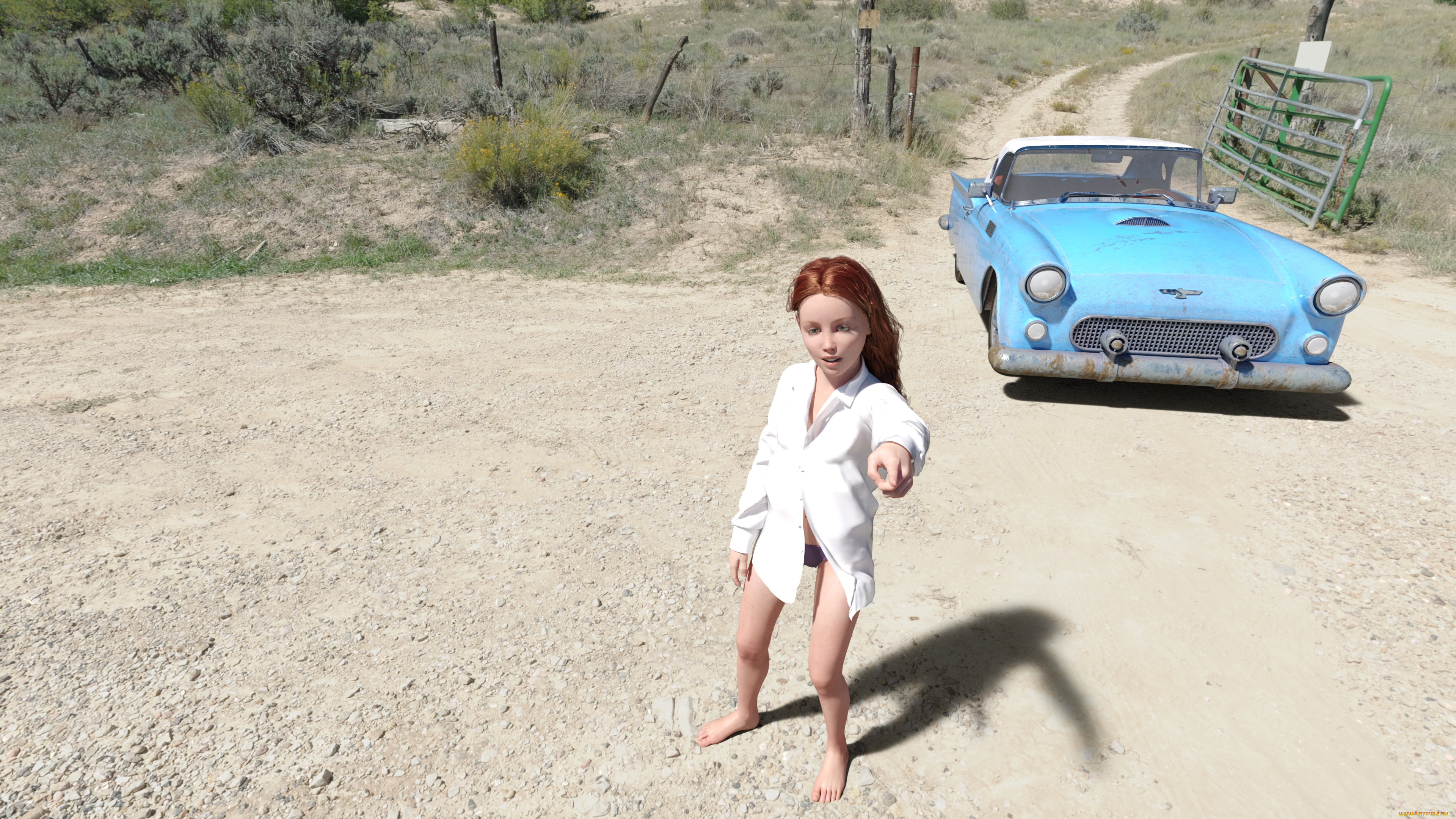 3д, графика, люди-авто, мото, , people-, car, , , moto, девушка, взгляд, фон